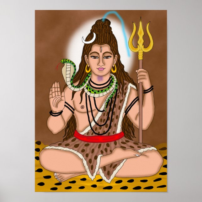 Lord Shiva Poster (Framsidan)