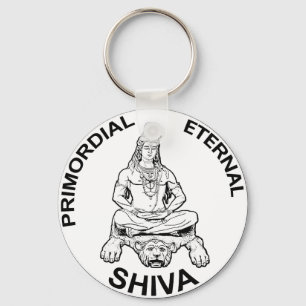 Lord Shiva primordial eternal, Indian God Nyckelring