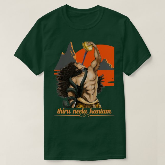 Lord Shiva Thiru Neela Kantam T Shirt (Design framsida)