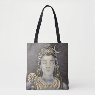 Lord Shiva Tote Bag Tygkasse