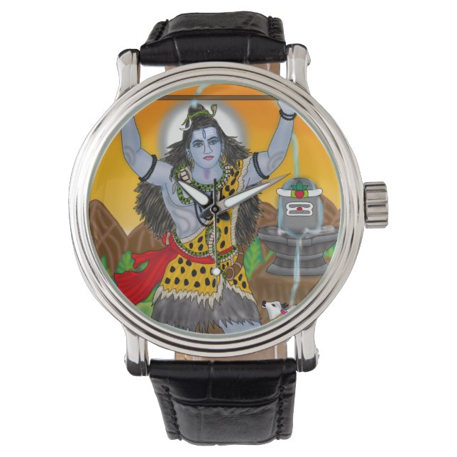 Lord Shiva Urklocka Armbandsur (Framsida)
