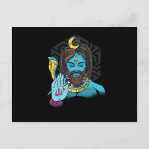 Lord Shiva Vykort