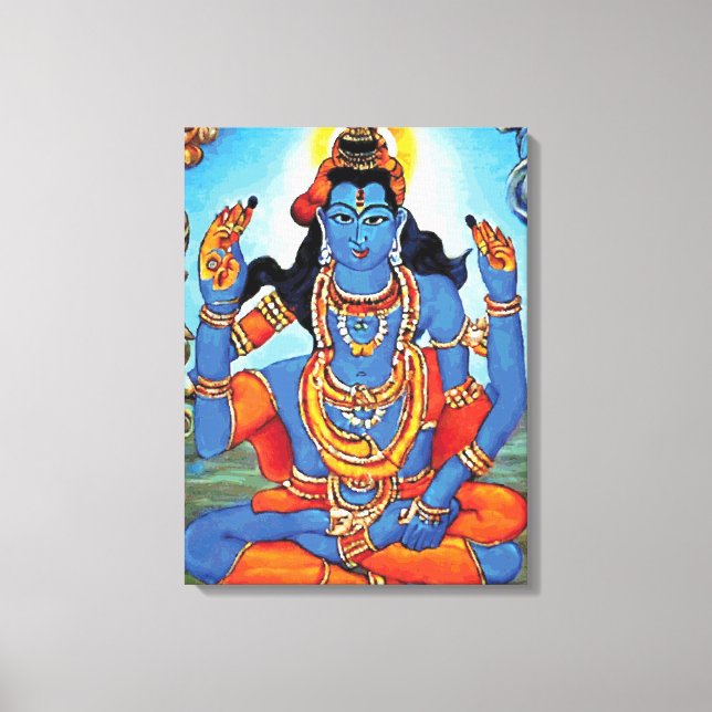Lord Shiva - Wrapped Canvas (Framsida)