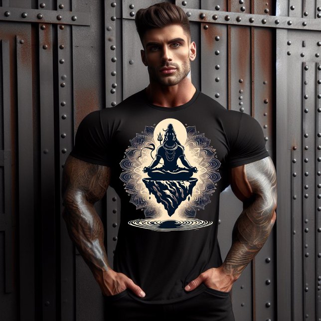 Lord Shiva Yogi illustration T Shirt (Lord Shiva)