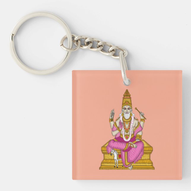 Lord Shukra Dev-nyckelring (Framsidan)