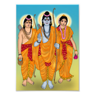 Lord Sitaram Affisch Fototryck