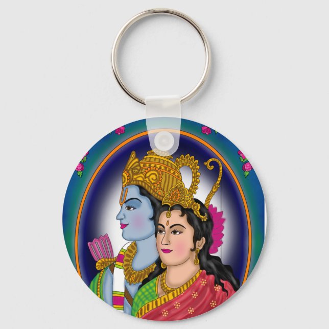 Lord Sitaram Keychain Nyckelring (Framsida)