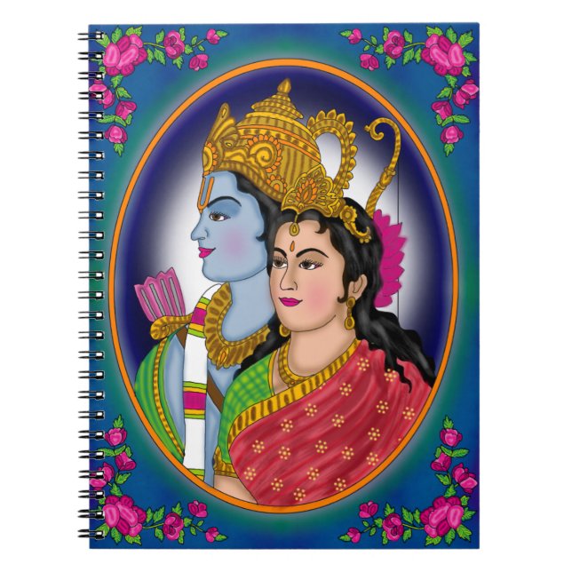 Lord Sitaram Notebook Anteckningsbok (Framsidan)