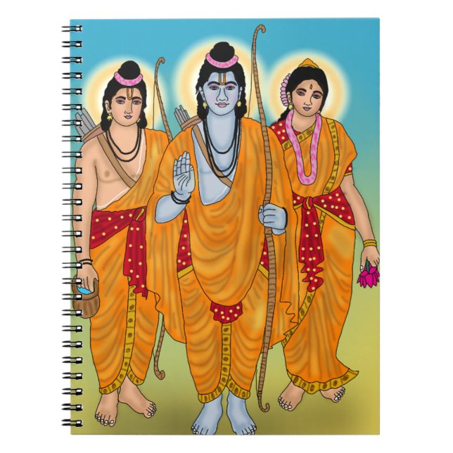 Lord Sitaram Notebook Anteckningsbok (Framsidan)