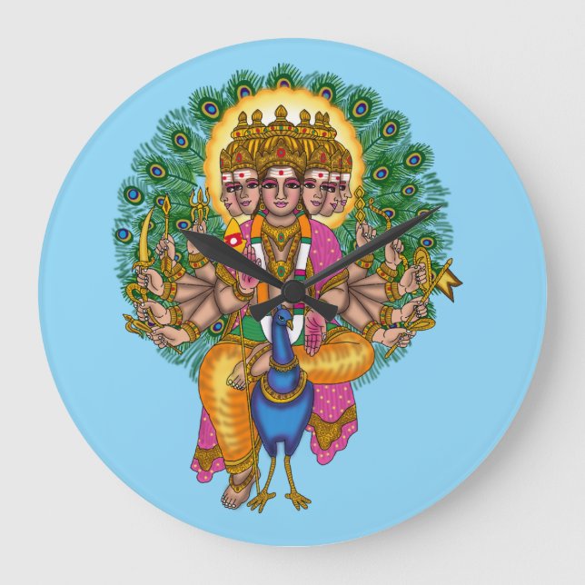 Lord Skanda Wall Clock Stor Klocka (Framsida)