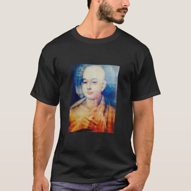 Lord Sri Caitanya Dubbelsidig Skjorta T Shirt (Framsida)