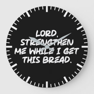 Lord, Stengthen Me - Faith Christian Motivational Stor Klocka