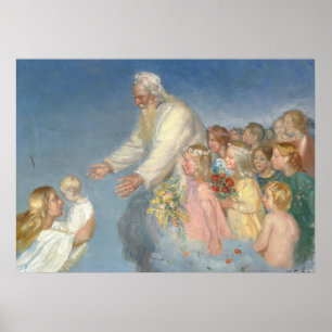 Lord tar emot det döda barnet poster