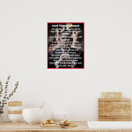 Lord Trump's Prayer för MAGA Poster
