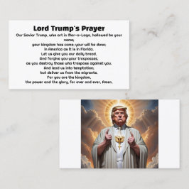 Lord Trump's Prayer för MAGA Visitkort