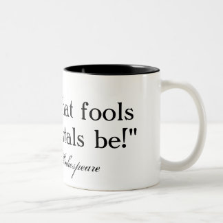 Lord, vad bedrar dessa dödligar är - Shakespeare Två-Tonad Mugg