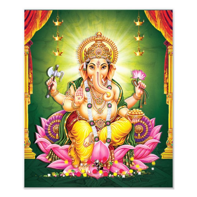 Lord Vinayaka Fototryck (Framsidan)