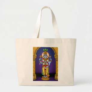 Lord Vishnu-handväskan Jumbo Tygkasse