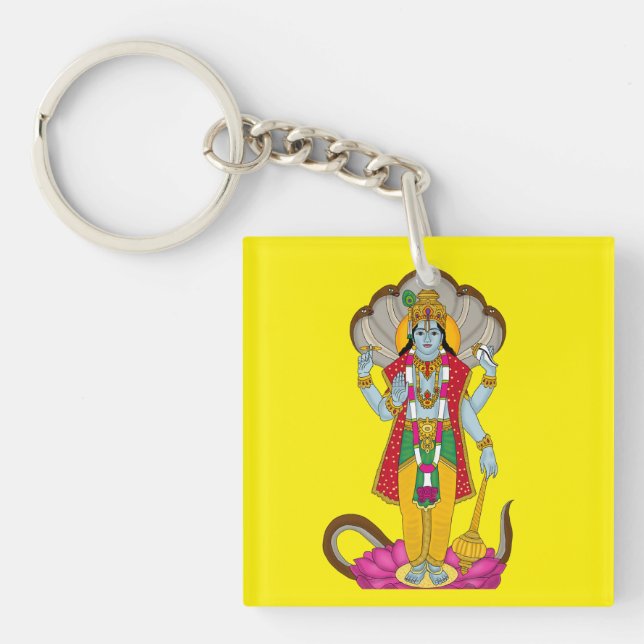 Lord Vishnu Keychain (Framsidan)
