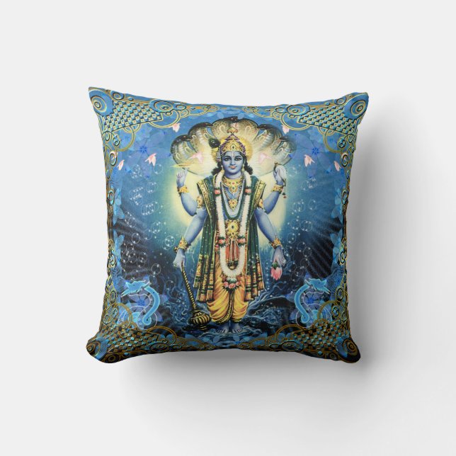 Lord Vishnu - kudde (Framsida)