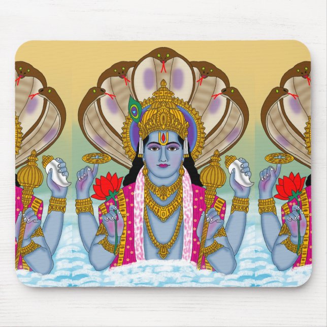 Lord Vishnu Mouse Pad Musmatta (Framsidan)