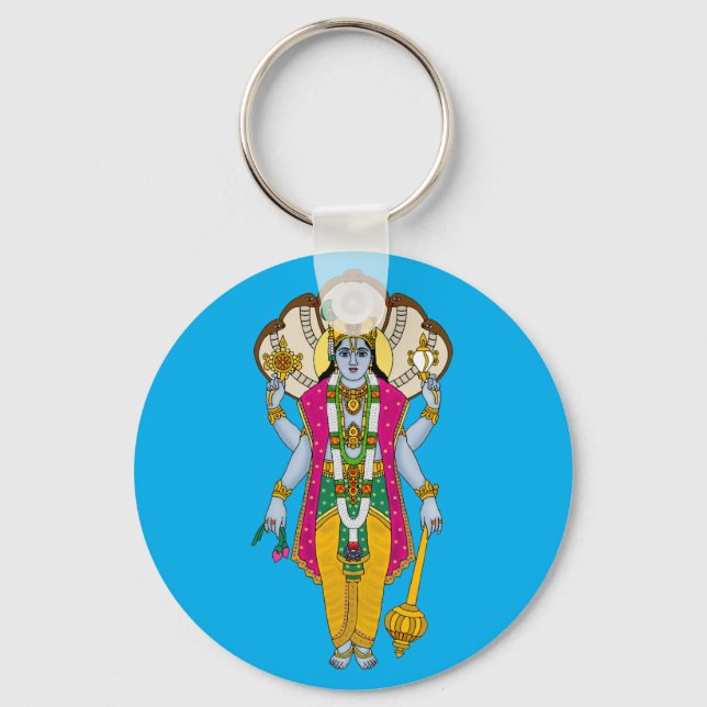 Lord Vishnu-nyckelring Nyckelring (Framsida)