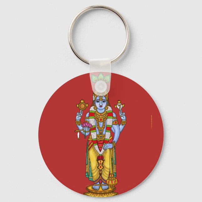 Lord Vishnu-nyckelring Nyckelring (Framsida)
