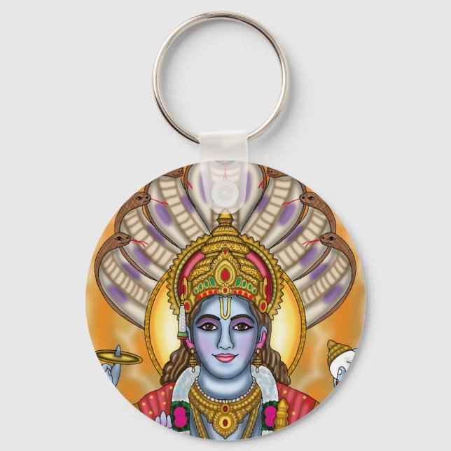 Lord Vishnu-nyckelring Nyckelring (Framsida)