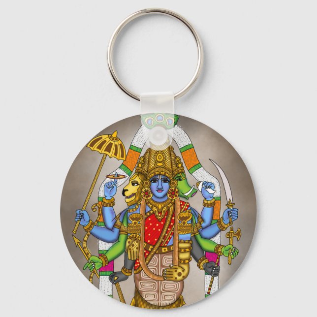 Lord Vishnu-nyckelring Nyckelring (Framsida)