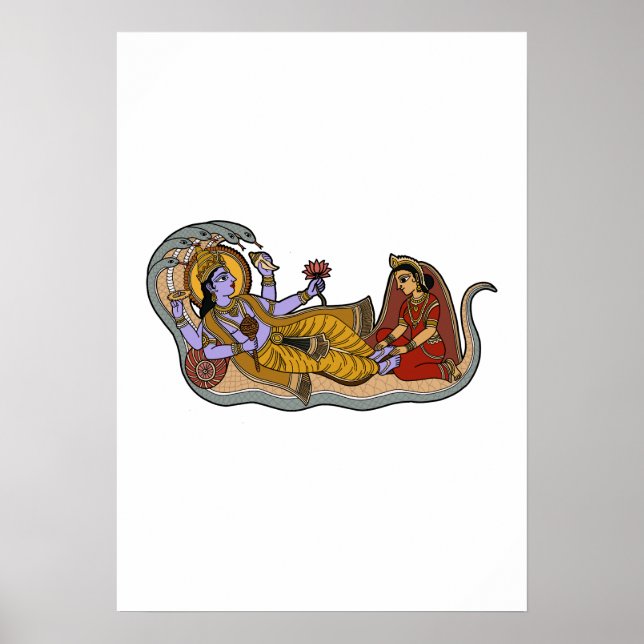 Lord Vishnu Poster (Framsidan)