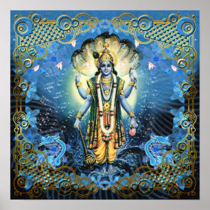 Lord Vishnu - Poster