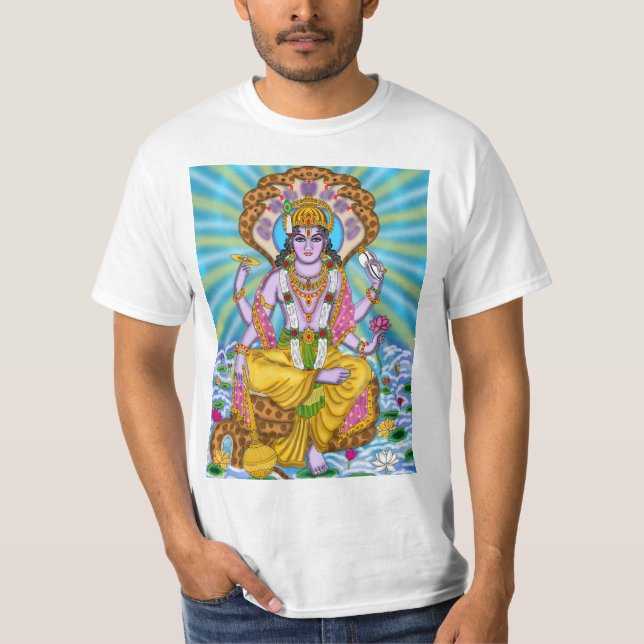 Lord Vishnu T-Shirt (Framsida)