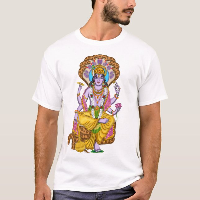 Lord Vishnu T-Shirt (Framsida)