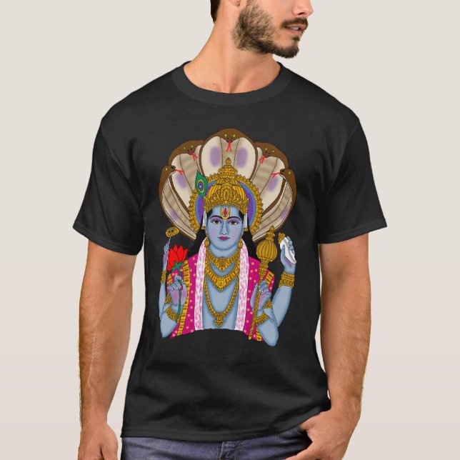 Lord Vishnu T-Shirt (Framsida)