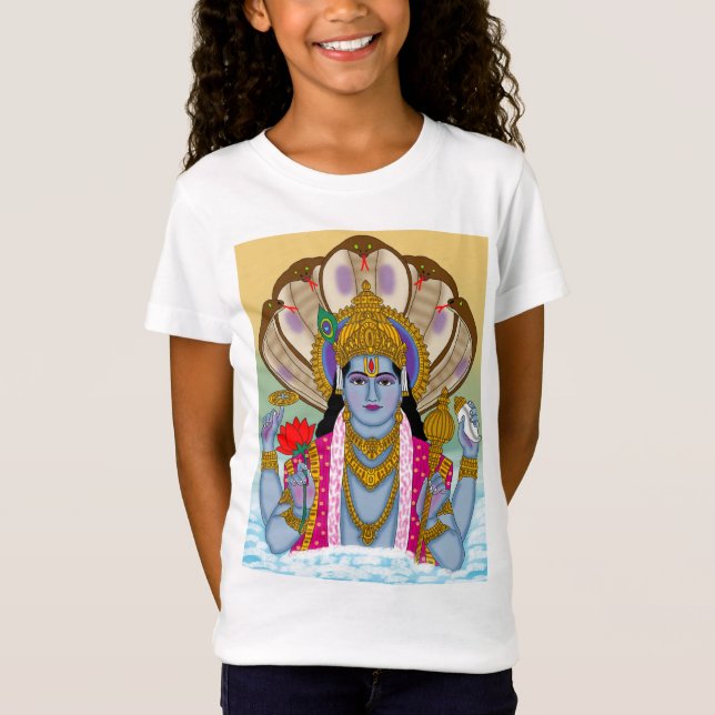Lord Vishnu T-Shirt (Framsida)