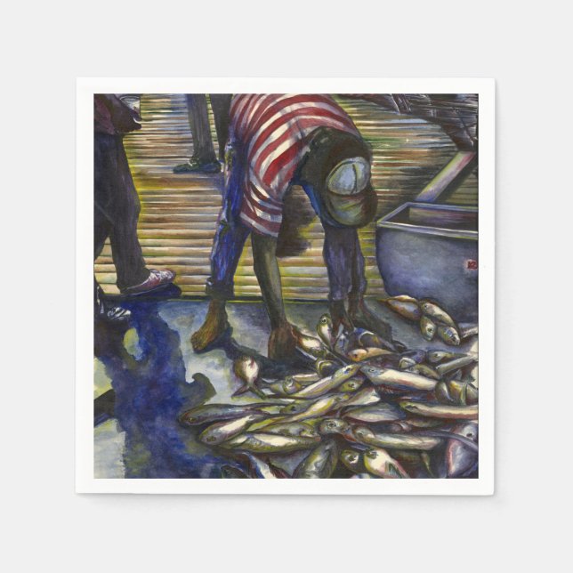 Lördag Blessings, Harbor Island Pappersservett (Framsidan)