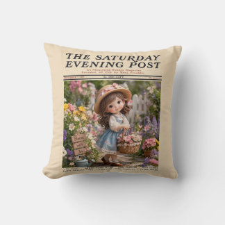 Lördag Evening Post Kudde