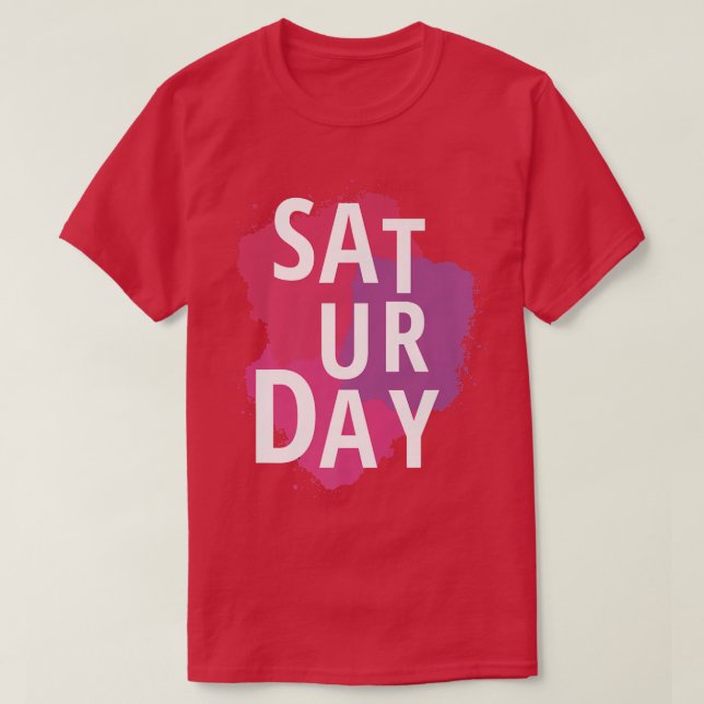 lördag Helg 28315042 T Shirt (Design framsida)
