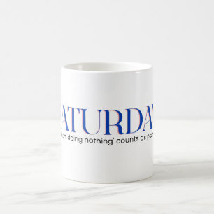 Lördag morgon kaffemugg