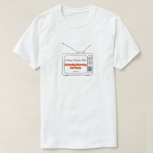 Lördag morgon Tecknader - en minister T Shirt