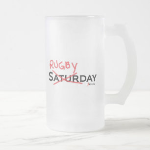 Lördag X Rugbyday Frostat Ölglas