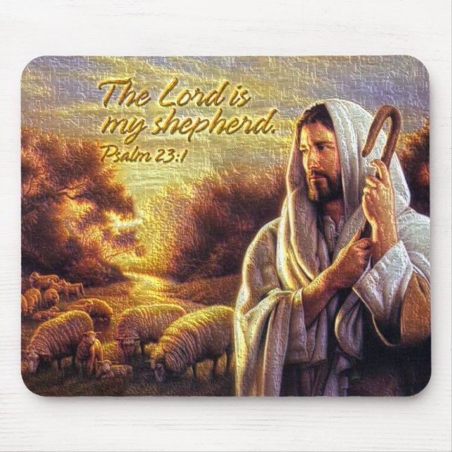 Lorden är min herde Mousepad Musmatta (Framsidan)