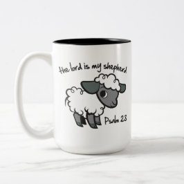 Lorden är min herde Två-Tonad mugg