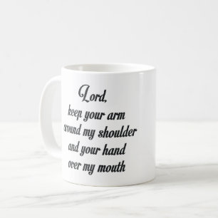 LORDEN HÅLLER DIN ARM RUNT OM MITT FÖR ATT KNUFFA KAFFEMUGG