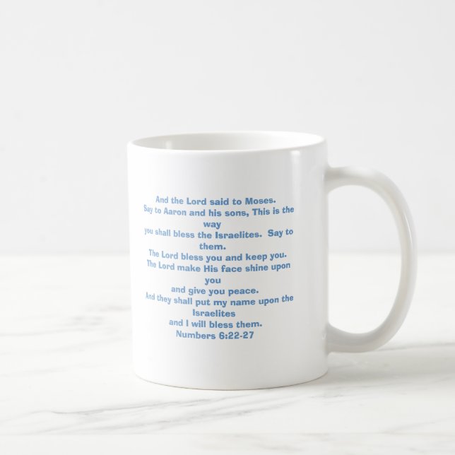 Lorden välsignar dig och håller dig kaffemugg (Höger)