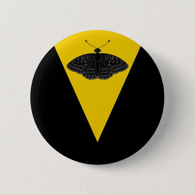 l'Ordre du Papillon Button Knapp (Framsida)