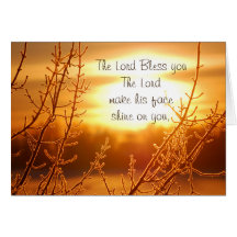 Lord's Blating, nummer 6:24-26 Bibelkort