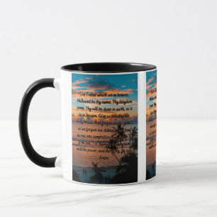 Lord's Daily Prayer Two-Tone Mugg