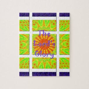 Lord's Glory inspirerade text Pussel