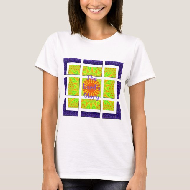 Lord's Glory inspirerade text T-shirt (Framsida)
